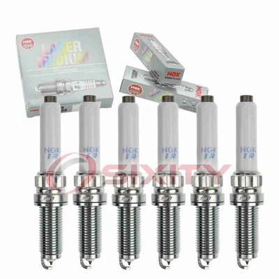 6 pc NGK Laser Iridium Spark Plugs for 2017-2020 BMW 440i Gran Coupe 3.0L L6 ag — 第 1/4 张图片