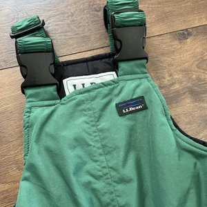 L.L. Bean Kids' Insulated Snowboard Ski Overalls Green Size XXS 4 - Picture 1 of 11