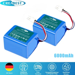 Akku für Vorwerk Kobold VR200 Ersatz 20884-1 4NCR18650P2-C001A 6000mAh 14,4V - Bild 1 von 19