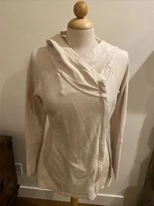 North Face Damen Assymetic Zip Hoodie Jacke Gr. Medium - Ivory - Bild 1 von 5