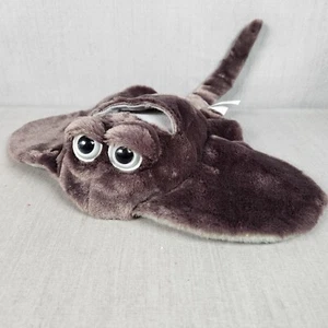 The Petting Zoo Gray Stingray Plush 2014 JLI 1994 Soft 15" wide x 16" long - Picture 1 of 6