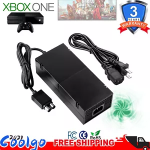 For Microsoft Xbox One Console AC Adapter Brick Charger Power Supply Cord Black - Picture 1 of 12