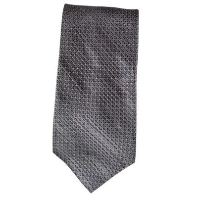 Vestido informal DKNY Corbata Para Hombre 57x4 Gris Oscuro Plateado Geométrico Seda Costa Rica Foto 1 de 4
