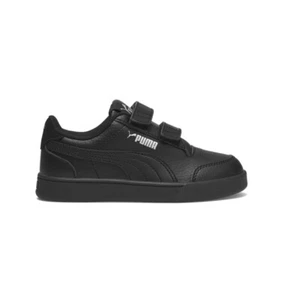 PUMA Shuffle Slip On Youth Boys Black Sneakers Casual Shoes 37568906 - Picture 1 of 6