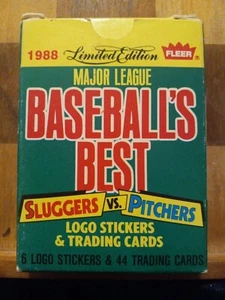 1988 Fleer Limited Edition MLB Best Sluggers vs, Pitchers 44 cards & 6 stickers - Picture 1 of 2