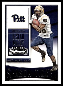 2016 Panini Contenders Draft Picks LeSean McCoy Pittsburgh Panthers #65