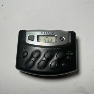 Sony Walkman SRF-M37V Portable AM/FM Weather Band Radio w/ Belt Clip WORKS GREAT - Picture 1 of 5