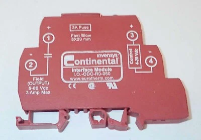 INVENSYS CONTINENTAL INTERFACE MOD I.O.-ODC-R0-060 MINI INPUT/OUTPUT MOD 3A - Image 1 of 4