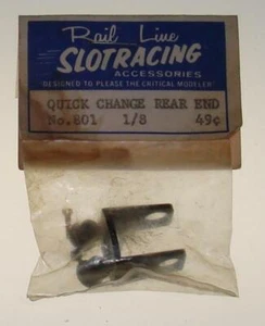 ACCESORIOS RAIL LINE SLOT CAR RACING #801 PARTE TRASERA #806 RODAMIENTOS #895 ESPACIADORES - Imagen 1 de 3