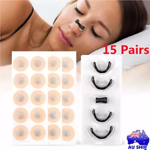 Magnetic Nasal Breathing Nose Dilators Starter Kit Nasal Strips Nasal Clip anti - Picture 1 of 14