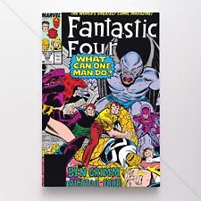 Fantastic Four #328 Poster Canvas F4 Marvel Comic Book Art Print