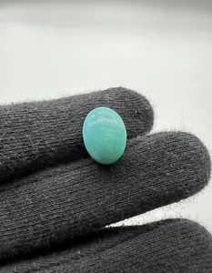 Natural Turquoise Gemstone (Firoza) 8.80 Carat Loose Stone, December Birthstone - Picture 1 of 3