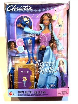 Barbie Secret Spells Christie Doll AA Asha Face ~ New In Box 🧪🔵🟣🪄🐦 - Image 1 of 4