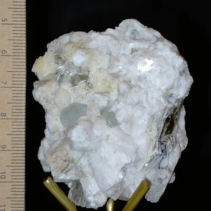 Beryl var Aquamarine crystals w/ Muscovite Mica in Albite matrix specimen 694ct - Picture 1 of 8