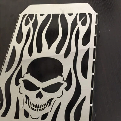 Protector protector de rejilla de radiador llama calavera HongK Kawasaki Vulcan VN 1500 Foto 1 de 4