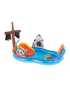 Kids Childrens Pirate Ship ball pit / Water Play Centre Paddling Pool Slide - Picture 1 of 6