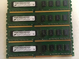 8GB (4X2GB) Micron 2GB PC3-10600 DDR3 240 Pin DIMM MT16JTF25664AZ-1G4F1 - Picture 1 of 4