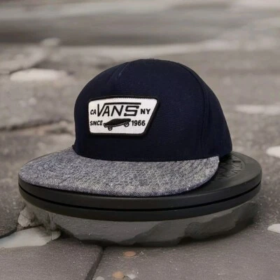 Gorra Vans Off The Wall Snapback Azul Marino Ajustable Talla Única Auténtica Foto 1 de 4