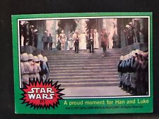 1977 Topps Star War series 4 - Green-Card #212 -A stormtrooper gets blasted!