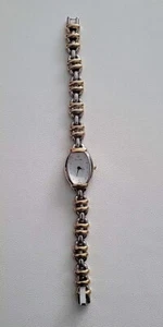 Gebrauchte BULOVA 98V19 MOP Bicolor Band Damen Armband Uhr läuft nicht - Bild 1 von 9