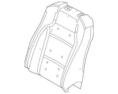 Genuine Ford Taurus 2010-2019 Front Right Seat Back Cushion BG1Z-5464810-C — 第 1/2 张图片