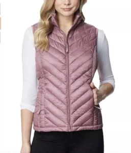 32 Degrees: Sleeveless Packable Insulated Lightweight Camping Vest: Fig Berry, S - Picture 1 of 7