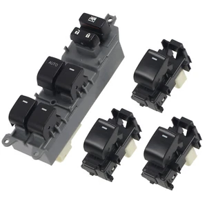 LHD Lighted LED Power Window Switch Set For Toyota RAV4 XA40 2013-2018 - Picture 1 of 10