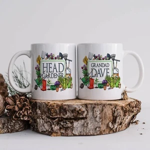Personalised Gardener Mug Gardening Cup Plant Grandma Birthday Work Gift HBM12 - Picture 1 of 9