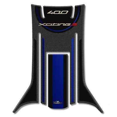 ADESIVI PEDANA 3D MOTO RESINATI COMPATIBILE CON KYMCO XCITING 400 S 2019