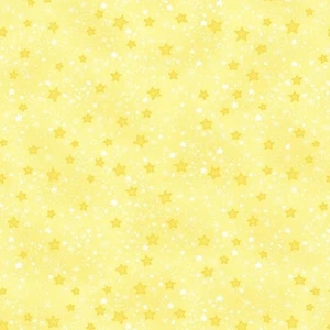 Comfy Flannel Yellow w/ Stars Fabric 9831-44 BTY - Picture 1 of 1