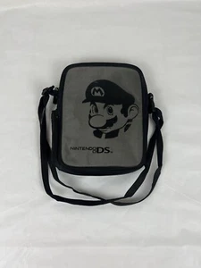Nintendo DS 2008 Super Mario Soft Carrying Case Shoulder Bag Black Gray - Picture 1 of 3