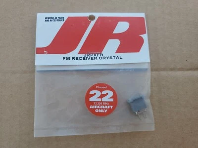 Vintage RC JR PROPO Radio FM RECEIVER CRYSTAL  JRPXFR22 CHANNEL mhz Old Stock  - Image 1 of 3