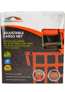 CargoSmart Adjustable Cargo Net - For E-Track and X-Track - Picture 1 of 8