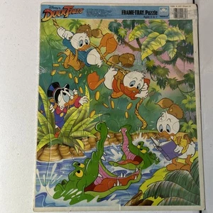Disney Duck Tales Frame Tray Puzzle Scrooge McDuck Huey Dewey Louie Vintage - Picture 1 of 5