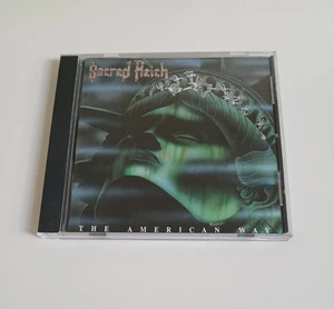 SACRED REICH THE AMERICAN WAY CD 1ST PRESS METAL BLADE HOLLYWOOD USA 1990 - Picture 1 of 3