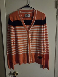 Damen Emerson Street Pullover Cardigan Oklahoma State OSU gestreift Medium - Bild 1 von 7