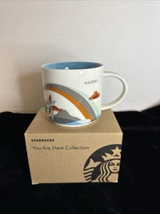 Taza de cerámica Starbucks Coffee You Are Here Collection Hawaii 14 oz nueva 2018 - Imagen 1 de 8