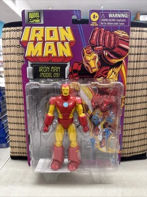Figura de Acción Hasbro Marvel Legends 6" Iron Man Modelo 09 Serie Retro Sellada Foto 1 de 4