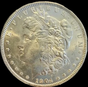 Dólar de plata Morgan 1904-O CAC MS64 CACG $1 - Imagen 1 de 4