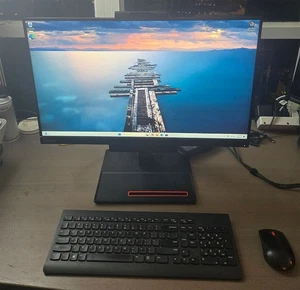 Thinkcentre TIO24 Gen Touch Screen & Thinkcentre M920q PC Combo - Picture 1 of 14