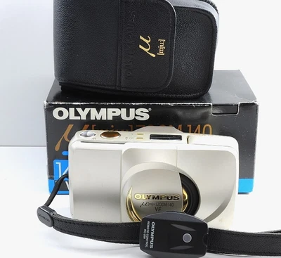 [ALL WORKS] Olympus μ mju Zoom 140 VF Point & Shoot 35mm Film camera from JAPAN - Image 1 of 4