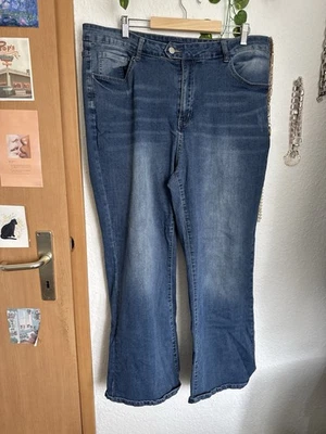 Schöne Damen Jeans, Blau, Gr. 3XL, Shein - Bild 1 von 4