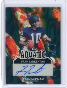 2025 Leaf Signature Sports FRAN TARKENTON Aquatic AUTO Autograph 1/1 - Picture 1 of 2