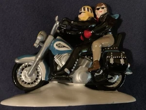 Department 56 Motorcycle Figurine - Picture 1 of 6
