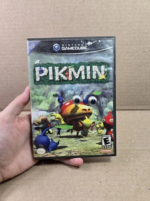 Pikmin (Nintendo GameCube, 2003) Complete w/Manual Used Damaged Artwork Read - Image 1 of 4