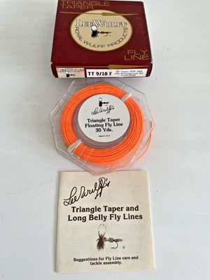 Royal Wulff Triangle Taper Fly Line Floating  Orange TT 9/10 F  30 yds  NOS - Image 1 of 4