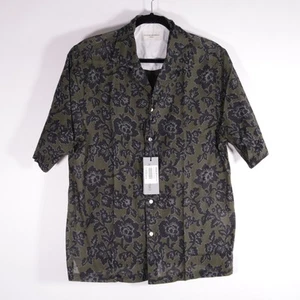 Officine Generale Eren Floral Print Shirt Shirt Medium - Picture 1 of 6