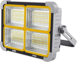 150W Foco LED Recargable LED Foco de Trabajo Portátil con energía solar y B - Imagen 1 de 5