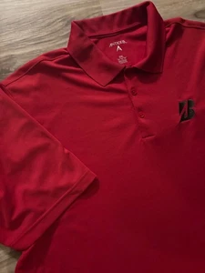 Antigua Bridgestone Reifen Poloshirt Herren 2XL Rot Golf - Bild 1 von 8
