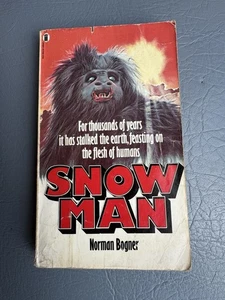 NORMAN BOGNER - SNOWMAN. UK 1979 FIRST NEL New English Library Paperback RARE - Picture 1 of 18